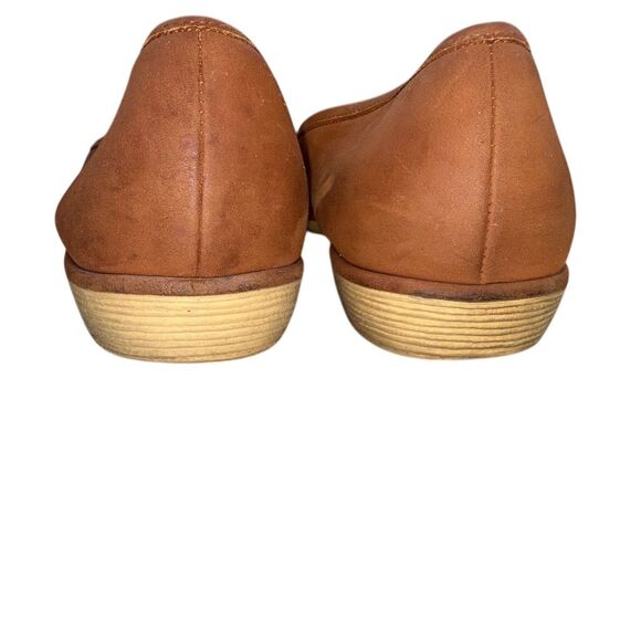 Salvatore Ferragamo women's Brown Suede Penny Loafers Size 8 AAA Narrow Shoes - Picture 6 of 13